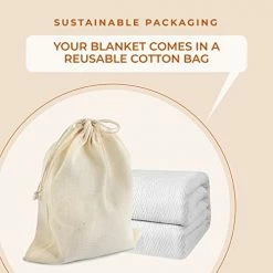 Kotton Culture Knitted Geometric Herringbone Pattern Handwoven Blanket 100% Long Staple Cotton - Soft & Cozy All-Season Throw For Bed Couch Chair Outdoors (King/Cal King, Ivory) -Electric Blankets Sales 2022 41T5aIoYV3L