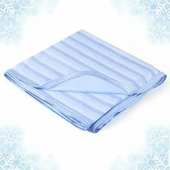 Ailemei Direct Cooling Blanket With Double Sided Cold Effect, Twin/Full Size Lightweight Breathable Summer Blankets For Bed, Transfer Heat To Keep Body Cool For Hot Sleepers And Night Sweats, 60"x90" Khaki Stripe -Electric Blankets Sales 2022 41TnbywuvXL. AC