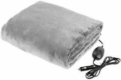 Electric Car Blanket-Outdoor Heated 12V Travel Throw-Fleece, 3 Settings, Auto Shutoff-for Road Trips, Tailgating, Camping And More By Stalwart-(Blue) -Electric Blankets Sales 2022 41VGig6wV9L. AC
