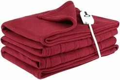 YAKEE Electric Heated Blanket, 72" X 84" Large Full Size With 4 Heating Levels, 10H Auto Shut Off, Soft Fleece Warm Heated Blanket, Fast-Heating & Machine Washable - Blue -Electric Blankets Sales 2022 41VWLQ1C6wL. AC