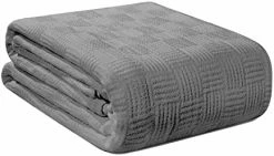 Downluxe 100% Cotton Blanket King Size - White 410GSM Soft Breathable King Size Summer Blanket - Luxury Elegant Home Decoration Lightweight Blanket With Mesh Bag For All Season(104x90 Inches) Cotton Sandy Beige -Electric Blankets Sales 2022 41WAyI9BbML. AC 2