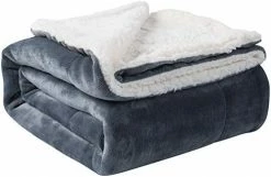 Nanpiper Sherpa Blanket Twin Thick Warm Blanket For Winter Bed Super Soft Fuzzy Flannel Fleece/Wool Like Reversible Velvet Plush Blanket (Light Grey Twin Size 60"x80") -Electric Blankets Sales 2022 41XKrlmW6iL. AC