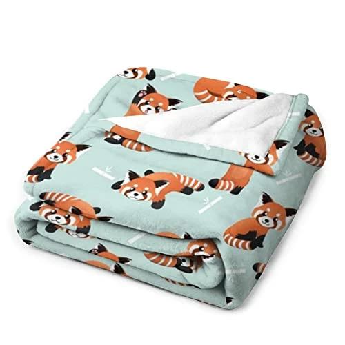 Jreergy Cute Panda Blanket,Soft Lightweight Flannel For Couch Sofa Travel Living Room Home,Warm Bed For Kids Adults 50"X40" 3 Jreergy Cute Panda Blanket,Soft Lightweight Flannel For Couch Sofa Travel Living Room Home,Warm Bed For Kids Adults 50"X40"