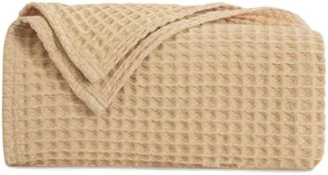 HBlife Premium 100% Cotton Blanket King Size, Soft Lightweight Breathable Waffle Weave Thermal Blanket For Home Decoration, Grey 90 X 106 Inches 13 HBlife Premium 100% Cotton Blanket King Size, Soft Lightweight Breathable Waffle Weave Thermal Blanket For Home Decoration, Grey 90 X 106 Inches - Image 11