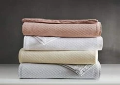 Charisma Deluxe Woven Cotton Blanket, King, Ivory -Electric Blankets Sales 2022 41ZccQdNzHL