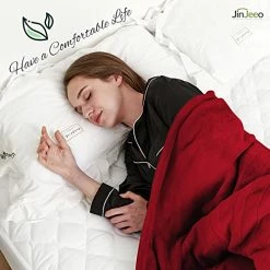 JinJeeo Heated Blanket Electric Throw Red 50" X 60" Flannel Fast Heating Blanket,6 Heat Settings 9 Hour Auto Shut Off,Home Office Use Machine Washable -Electric Blankets Sales 2022 41ZrXj1yLxL