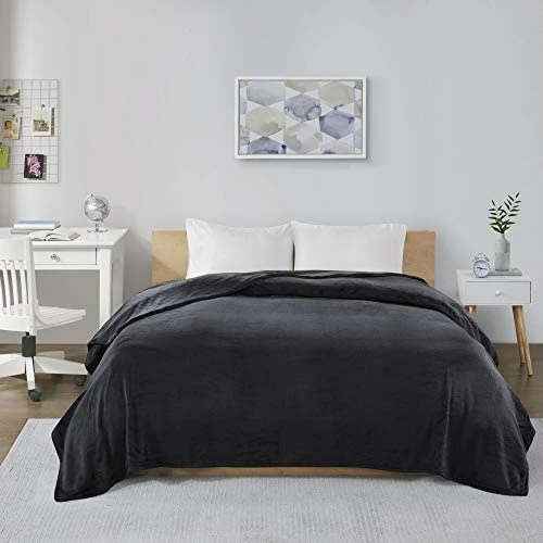 Intelligent Design - ID51-822 Microlight Plush Luxury, Oversized Throw-Blanket, Premium All Season Cover For Bed, Couch, Full/Queen, Aqua 10 Intelligent Design - ID51-822 Microlight Plush Luxury, Oversized Throw-Blanket, Premium All Season Cover For Bed, Couch, Full/Queen, Aqua - Image 8