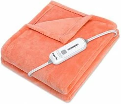 Eopecles Heated Blanket Electric Blanket Twin Size, Reversible Flannel 62" X 84" For Twin Bed, With 8 Hour Auto Off & 3 Heating Levels, Fast Heating Blanket-ETL Certification, Machine Washable,Grey -Electric Blankets Sales 2022 41adir4Nr L. AC 2