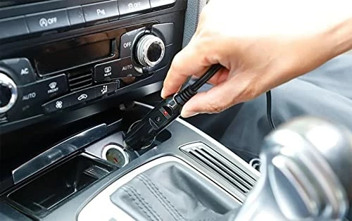 Electric Heated Blanket,SJC 12V Travel Heated Blanket With 3-Heat Settings,Portable Electric Blanket Throws For Car 40"x60" Black&White 4 Electric Heated Blanket,SJC 12V Travel Heated Blanket With 3-Heat Settings,Portable Electric Blanket Throws For Car 40"x60" Black&White - Image 2