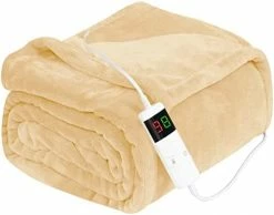 Octrot Electric Blanket Heated Blanket Throw 50"x62",Fast Lap Heating Blanket,10 Heating Level,5 Timer Auto Off Soft Cozy Flannel Electric Warming Blanket Couch，Machine Washable,Grey -Electric Blankets Sales 2022 41bvbrUe38L. AC