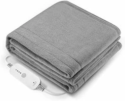 CURECURE Electric Blanket Twin Size 62 X 84 Inches, Heated Blanket With 4 Heating Levels And 9H Auto Shut Off, Fast Heat & ETL Certification, Home Office Use & Machine Washable -Electric Blankets Sales 2022 41cUXPQiSL. AC
