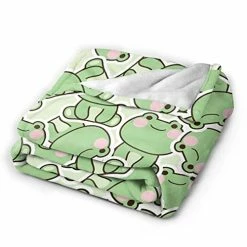 Kobves Cute Frog Blanket Soft Warm Lightweight, Kawaii Throw Blanket Warm Blankets Frog Gifts For Adults Teens Pet 50x40 For Sofa Bed -Electric Blankets Sales 2022 41cbF2EpBgL