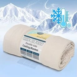 Tametra Home Bedding Tametra Cooling Blanket For Hot Sleepers, King Size Summer Blankets With Double Sided Cold Effect For Bed Lightweight Breathable Oversized Cold Blanket, Q-MAX>0.441, For Night Sweats With Laundry Bag Blue -Electric Blankets Sales 2022 41dCUTx2cEL. AC 2
