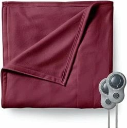Sunbeam King Size Electric Fleece Heated Blanket In Slate With Dual Zone -Electric Blankets Sales 2022 41dCtqDmpSL. AC