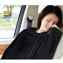 SJC Electric Car Heated Blanket Fleece Travel Blanket With 45' Timer Hi/Low Heat Setting Electric Car Blanket Throws For Car,57” X 39” Black -Electric Blankets Sales 2022 41ddd3d8UqL