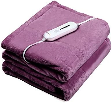 WAPANEUS Electric Blanket 72”x84” Flannel Heated Blanket Full Size With 5 Heating Settings 10 Hours Auto-Off, Fast-Heating, ETL Listed, Machine Washable, Dark Grey 10 WAPANEUS Electric Blanket 72”x84” Flannel Heated Blanket Full Size With 5 Heating Settings 10 Hours Auto-Off, Fast-Heating, ETL Listed, Machine Washable, Dark Grey - Image 8