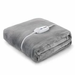 NB Electric Heated Blanket Twin 62" X 84" Large Heating Throw Blanket With 4 Heating Levels & Timer 10 Hours Auto Off, Machine Washable, Warm Comfort Blanket For Home Office Bed Sofa