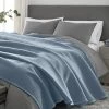 Vellux 1B07038 Original Insulating Core Hotel Style Solid Blanket Machine Washable Soft Cozy Warm Pet Friendly Bed Sofa Blankets, Full Queen, Blue -Electric Blankets Sales 2022 41eOmAdfW4L 1