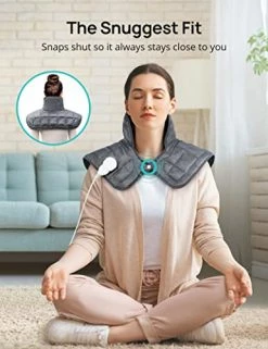 Weighted Heating Pad For Neck And Shoulders, Evajoy 14" X 20" Electric Heating Pad For Pain Relief With 4 Heat Levels, BPA-Free Glass Beads, 2H Shut-Off Timer, Machine Washable 13 Weighted Heating Pad For Neck And Shoulders, Evajoy 14" X 20" Electric Heating Pad For Pain Relief With 4 Heat Levels, BPA-Free Glass Beads, 2H Shut-Off Timer, Machine Washable -Electric Blankets Sales 2022 41eTEjGNdZL