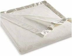 Martha Stewart Easy Care Soft Fleece Blanket (Queen, Ivory White) -Electric Blankets Sales 2022 41edndgVsdL. AC