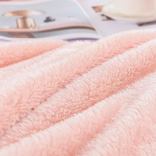 Whale Flotilla Plush Fleece Queen Size Blanket, Long Hair Soft Fuzzy Blanket For Bed, Cozy And Lightweight, 90x90 Inch, Pink 6 Whale Flotilla Plush Fleece Queen Size Blanket, Long Hair Soft Fuzzy Blanket For Bed, Cozy And Lightweight, 90x90 Inch, Pink - Image 4