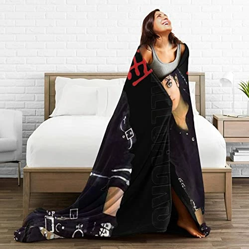 Diyales M-ich-ael J-ack-Son Blanket Luxurious Lightweight Microfiber Wool Blanket Super Soft Bed Blanket For All Seasons 50"x40" Color 2 6 Diyales M-ich-ael J-ack-Son Blanket Luxurious Lightweight Microfiber Wool Blanket Super Soft Bed Blanket For All Seasons 50"x40" Color 2 - Image 4