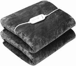 WAPANEUS Electric Blanket 72”x84” Flannel Heated Blanket Full Size With 5 Heating Settings 10 Hours Auto-Off, Fast-Heating, ETL Listed, Machine Washable, Dark Grey 27 WAPANEUS Electric Blanket 72”x84” Flannel Heated Blanket Full Size With 5 Heating Settings 10 Hours Auto-Off, Fast-Heating, ETL Listed, Machine Washable, Dark Grey -Electric Blankets Sales 2022 41ew0kxPeAL. AC