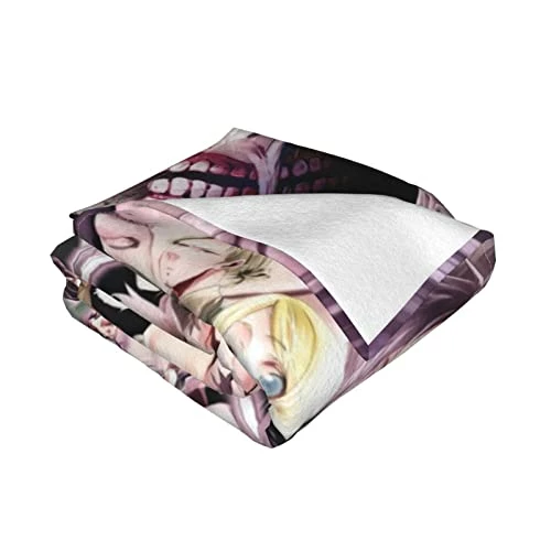 Setooff Anime Flannel Blanket, Super Soft Warm Lightweight Sofa Blanket, Decorative Air Conditioner Blanket For Bedroom, Suitable For Sofa, Bed 颜色名称4 6 Setooff Anime Flannel Blanket, Super Soft Warm Lightweight Sofa Blanket, Decorative Air Conditioner Blanket For Bedroom, Suitable For Sofa, Bed 颜色名称4 - Image 4