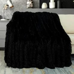 XYYZYZ Extra Soft Faux Fur Queen Blanket,Lightweight Plush Fluffy Fuzzy Blanket For Bed,Black 28 XYYZYZ Extra Soft Faux Fur Queen Blanket,Lightweight Plush Fluffy Fuzzy Blanket For Bed,Black -Electric Blankets Sales 2022 41fCmiIG92L. AC