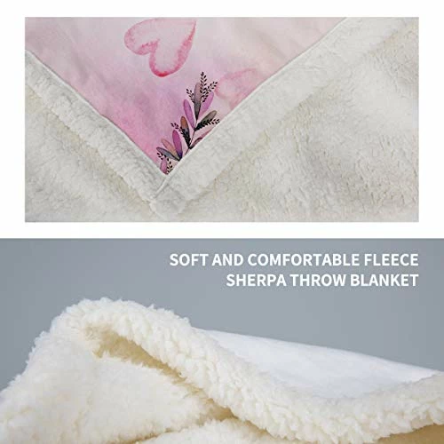 Jekeno Unicorn Sherpa Blanket Smooth Soft Print Throw Blanket For Sofa Chair Bed Office Travelling Camping Kids Adults 50"x60" Unicorn4 6 Jekeno Unicorn Sherpa Blanket Smooth Soft Print Throw Blanket For Sofa Chair Bed Office Travelling Camping Kids Adults 50"x60" Unicorn4 - Image 4