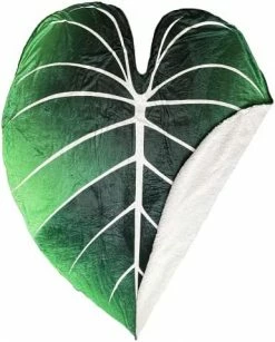 Green Philosophy Co. Giant Leaf Blanket (Philodendron Gloriosum) -Electric Blankets Sales 2022 41gDTejZtJL. AC