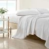 Nautica - King Blanket, Organic Cotton Bedding, Medium Weight Home Decor For All Seasons (Ripple Cove White, King) -Electric Blankets Sales 2022 41gNymTiAgL