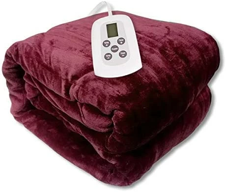 Westerly Queen Size Microlight Electric Heated Blanket With Dual Controllers, Purple 12 Westerly Queen Size Microlight Electric Heated Blanket With Dual Controllers, Purple - Image 10