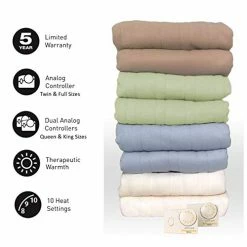 Biddeford Blankets - 1000-903292-535 Comfort Knit Heated Blanket, Twin, Cloud Blue 19 Biddeford Blankets - 1000-903292-535 Comfort Knit Heated Blanket, Twin, Cloud Blue -Electric Blankets Sales 2022 41hSRPLQ0OL