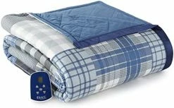 Thermee Micro Flannel Twin-Size Electric Heated Blanket, Machine Wash & Dry, Timer & Safety Shutoff, 85Lx66W, Ultramarine Plaid 27 Thermee Micro Flannel Twin-Size Electric Heated Blanket, Machine Wash & Dry, Timer & Safety Shutoff, 85Lx66W, Ultramarine Plaid -Electric Blankets Sales 2022 41hnHgl1D L. AC