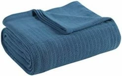 Avanti Linens Fiesta - An American Icon - Soft Thermal Weave 100% Cotton Blanket Full/Queen Size (90 In. X 90 In.), Cream -Electric Blankets Sales 2022 41huaIbhdpL. AC