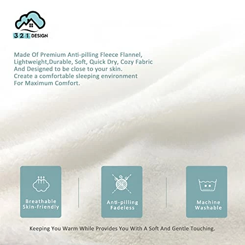 321DESIGN Glittering Beauty Mermaid Salty Air Fish Shell Microfiber Flannel Blankets For Couch, Bed, Sofa Ultra Luxurious Warm And Cozy For All Seasons Pets-30x40 In 6 321DESIGN Glittering Beauty Mermaid Salty Air Fish Shell Microfiber Flannel Blankets For Couch, Bed, Sofa Ultra Luxurious Warm And Cozy For All Seasons Pets-30x40 In - Image 4