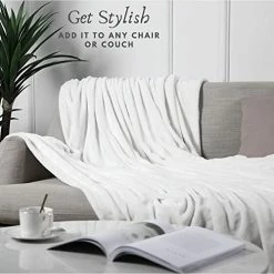 Troyanity Ultra Soft Microfiber Fleece Blanket, Lightweight Fuzzy Blanket, Fluffly And Plush Hypoallergenic Blankets (108X90, White) -Electric Blankets Sales 2022 41iK8OSbCZL