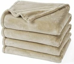 PHF Ultra Soft Fleece Blanket King Size, No Shed No Pilling Luxury Plush Cozy Flannel 300GSM Lightweight Blanket For Bed, Couch, Chair, Sofa Suitable For All Season, 108" X 90", Khaki 25 PHF Ultra Soft Fleece Blanket King Size, No Shed No Pilling Luxury Plush Cozy Flannel 300GSM Lightweight Blanket For Bed, Couch, Chair, Sofa Suitable For All Season, 108" X 90", Khaki -Electric Blankets Sales 2022 41iZZ1Bcj4L. AC