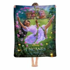 Megofigle Cartoon Music Fantasy Comedy Movie Air Conditioner Blanket Warm Cozy Flannel Blanket For Couch Bed Sofa Car Birthday Gifts Black1