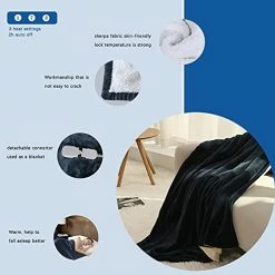 SVIPNICE Heated Blanket Electric Throw - 50"x60" Soft Washable Heating Blanket 3 Settings 2h Auto Off For Bed Office 9 SVIPNICE Heated Blanket Electric Throw - 50"x60" Soft Washable Heating Blanket 3 Settings 2h Auto Off For Bed Office -Electric Blankets Sales 2022 41inhzCvv0L