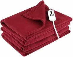 SUNNY HEAT Heated Electric Blanket Full Size 72" X 84" Quilted Fleece, Fast Heating Soft And Cozy Blanket For Bed Full-Body Coverage 4 Heating Levels & 10 Hours Timer Settings , Machine Washable, Grey -Electric Blankets Sales 2022 41jAJEB601L. AC