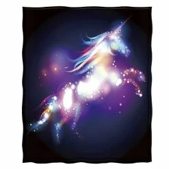 Levens Unicorn Blanket Soft Blanket For Bed Couch Sofa Lightweight Travelling Camping Throw For Kids Adults 50"x60"