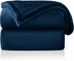 ONME Fleece Blanket, Full/Queen Size Blanket - Soft Lightweight Microfiber Cool Blanket For Sofa, Couch, Bed, Camping, Travel, 90"x90" Dark Blue -Electric Blankets Sales 2022 41kO1YzS0cL. AC