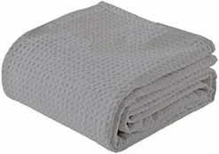 Ras Décor Linen Woven Cotton Blankets King/California King Size Super Soft Breathable, 100% Cotton Throw Blanket And Quilt For Bed And Sofa, Off White -Electric Blankets Sales 2022 41kUv32RnL. AC