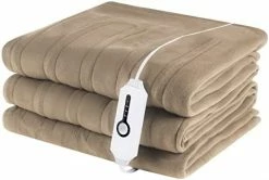 SUNNY HEAT Heated Electric Blanket Full Size 72" X 84" Quilted Fleece, Fast Heating Soft And Cozy Blanket For Bed Full-Body Coverage 4 Heating Levels & 10 Hours Timer Settings , Machine Washable, Grey -Electric Blankets Sales 2022 41lHLd5omYL. AC