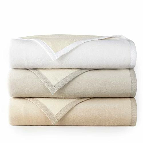 Peacock Alley Favorite Blanket | Luxury Reversible Cotton Blanket | Perfect For Year Around Use | 100% Long Staple Cotton (White, King/Cali King) 4 Peacock Alley Favorite Blanket | Luxury Reversible Cotton Blanket | Perfect For Year Around Use | 100% Long Staple Cotton (White, King/Cali King) - Image 2