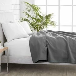 Bare Home Polar Fleece Blanket - Twin/Twin XL Blanket - Grey - Warm & Cozy - Premium Fleece Blanket - Blanket For Bed, Sofa, Camping, Travel And Cold Nights - Lightweight Blanket (Twin/Twin XL, Grey) -Electric Blankets Sales 2022 41mRUXrfDdL