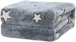 Rendiele Fleece Throw Blankets Fluffy Warm Solid Color Blankets For Bed (Grey, 90''x90'' Queen) -Electric Blankets Sales 2022 41n9gN3NzYL. AC