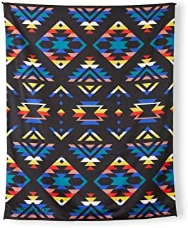 Nomadix Festival Blanket - Perfect For Picnics, Camping, & Lawn Seating - Plush Top & Water Resistant Base - Made With Post Consumer Recycled Materials - Stripes Retro - 60x70 12 Nomadix Festival Blanket - Perfect For Picnics, Camping, & Lawn Seating - Plush Top & Water Resistant Base - Made With Post Consumer Recycled Materials - Stripes Retro - 60x70 - Image 10